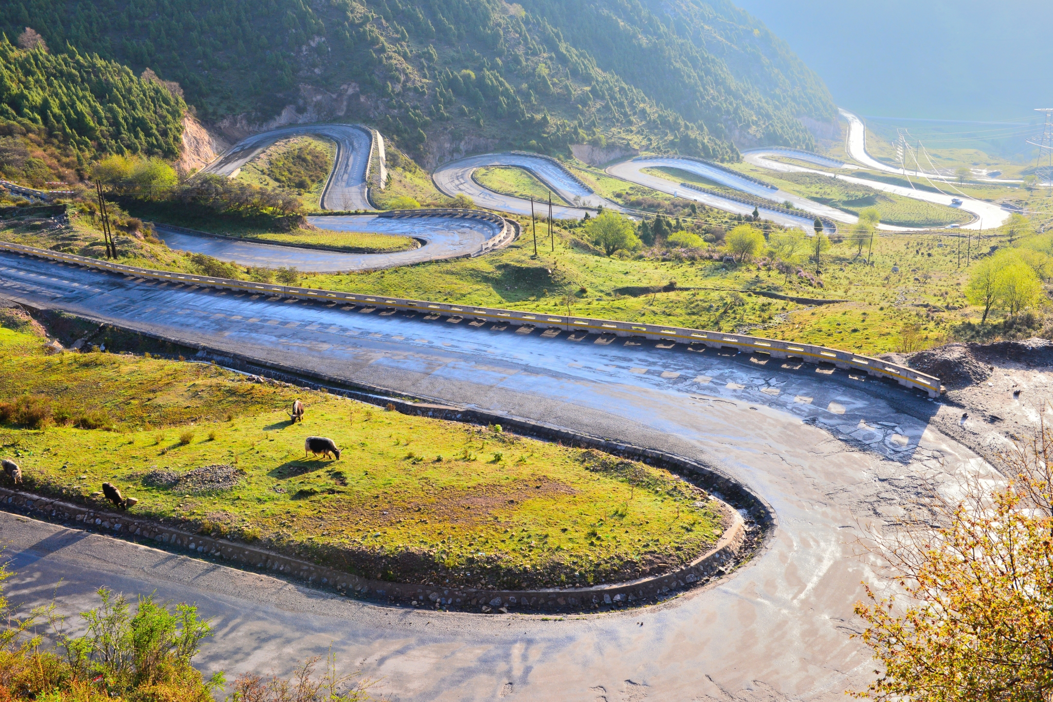 青海互助北山看日出